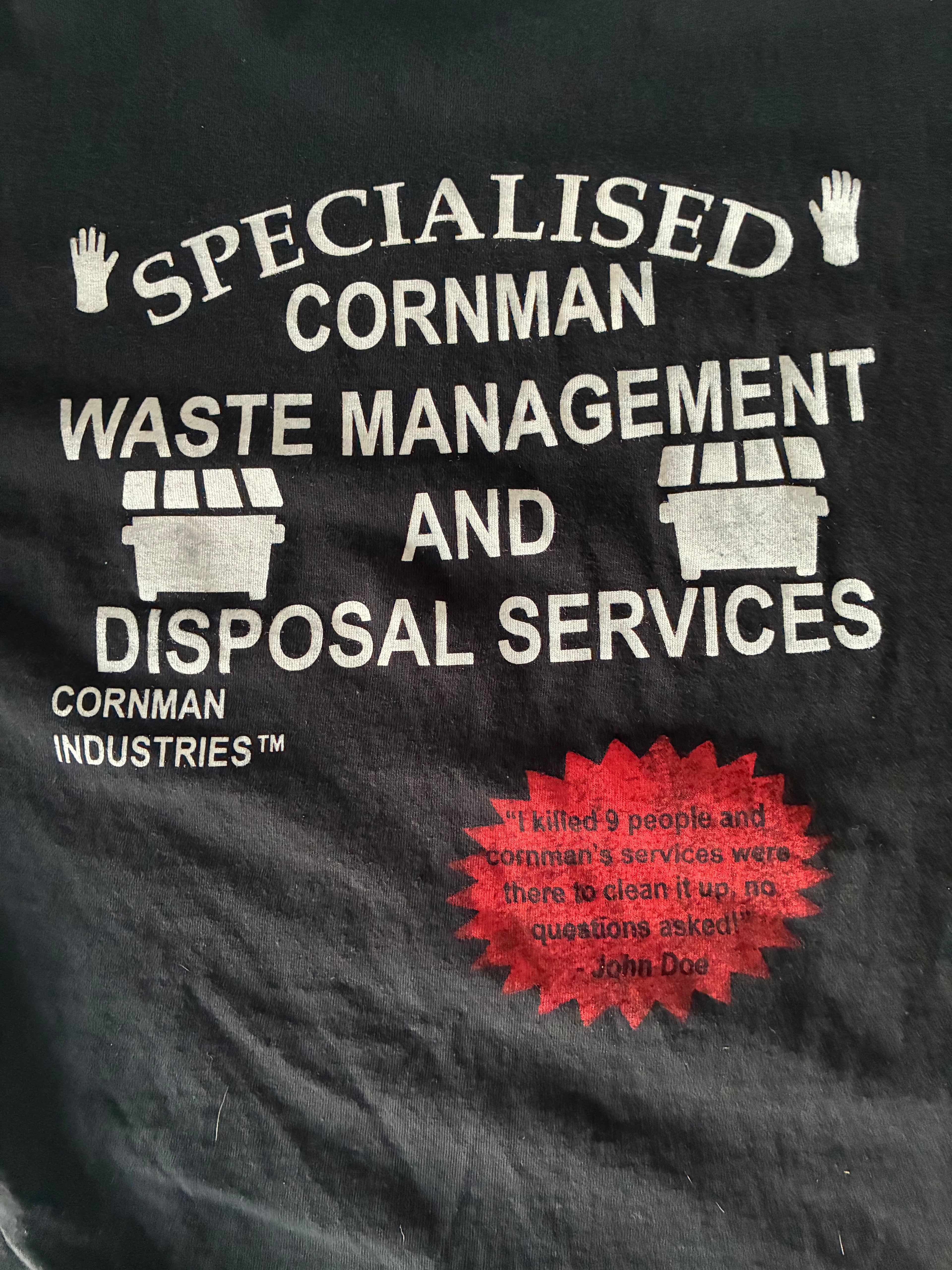 Cornman Specialised Waste Management and Disposal Services Tee